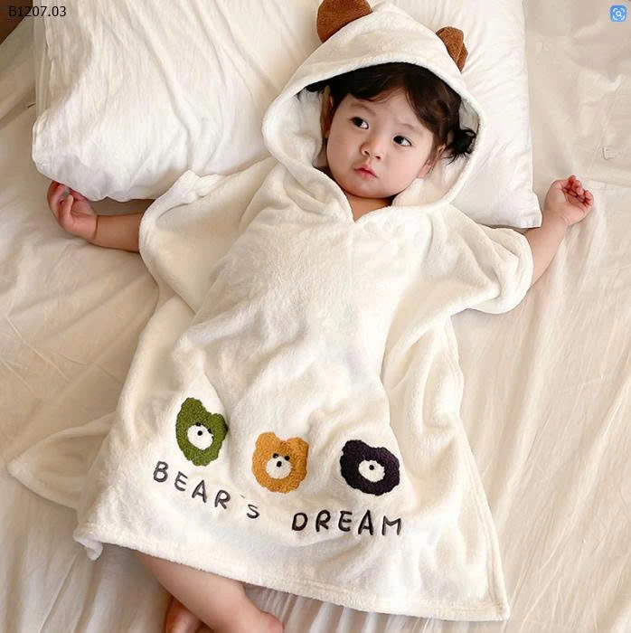 ÁO CHOÀNG TẮM CHO BÉ -Sỉ giá 96k