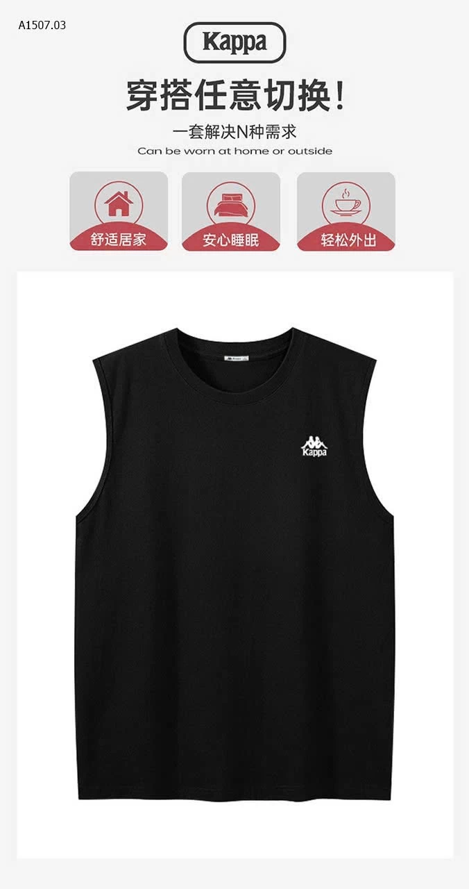 SET 2 Áo BA LỖ NAM KAPPPA- sỉ 360k/set 2c như hình