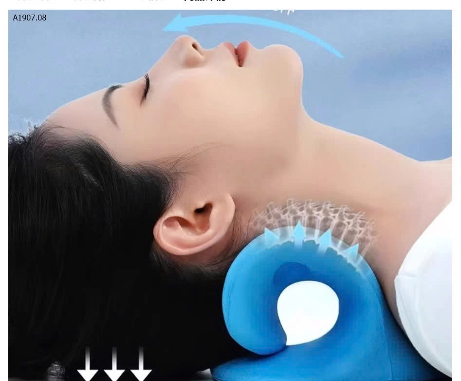 GỐI MASSAGE CỔ TRỊ LIỆU TỪ TÍNH - sỉ 58k