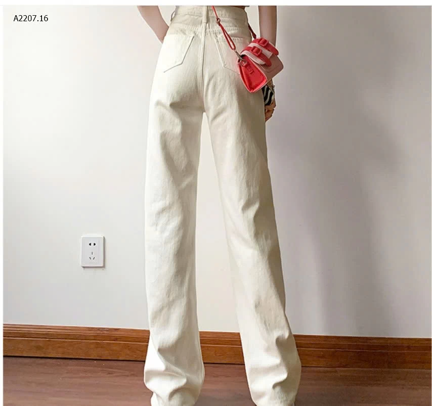 JEANS ỐNG SUÔNG CẠP CAO CHO NỮ- sỉ 140k
