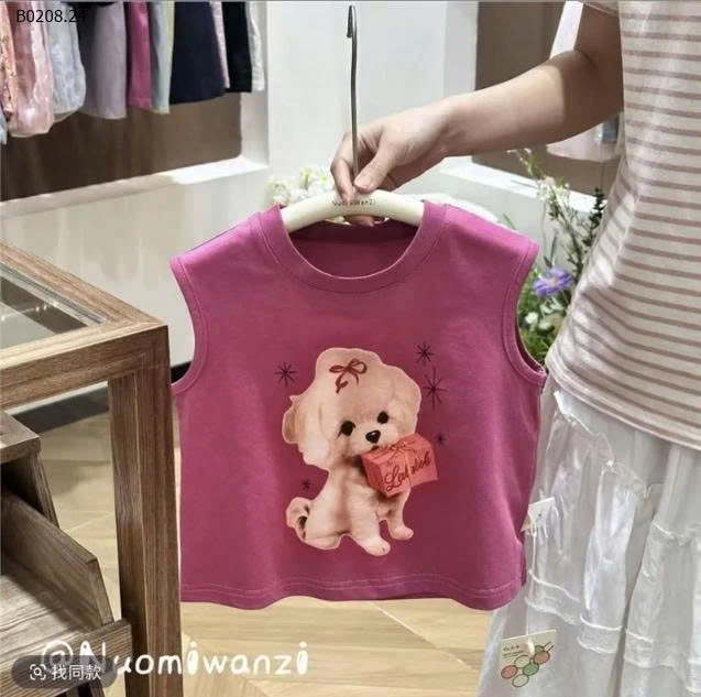 ÁO SÁT NÁCH IN HÌNH CUTE NUOMIWANZI- sỉ 69k