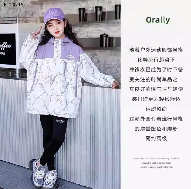 ÁO KHOÁC GIÓ CHO BÉ GÁI-Sỉ 165k