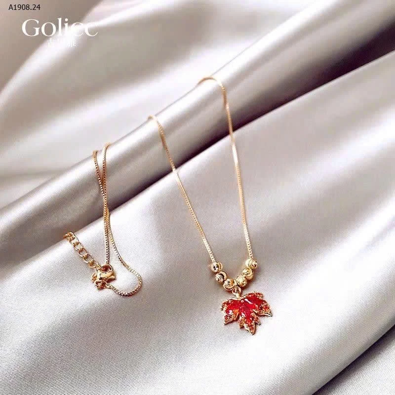 DÂY CHUYỀN HÌNH LÁ PHONG NHÀ GOLICC- sỉ 99k
