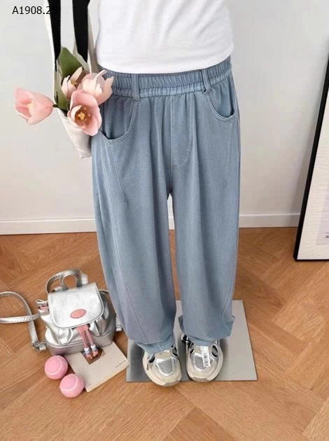 QUẦN JEAN TENCEL ỐNG RỘNG CHO NỮ - sỉ 154k