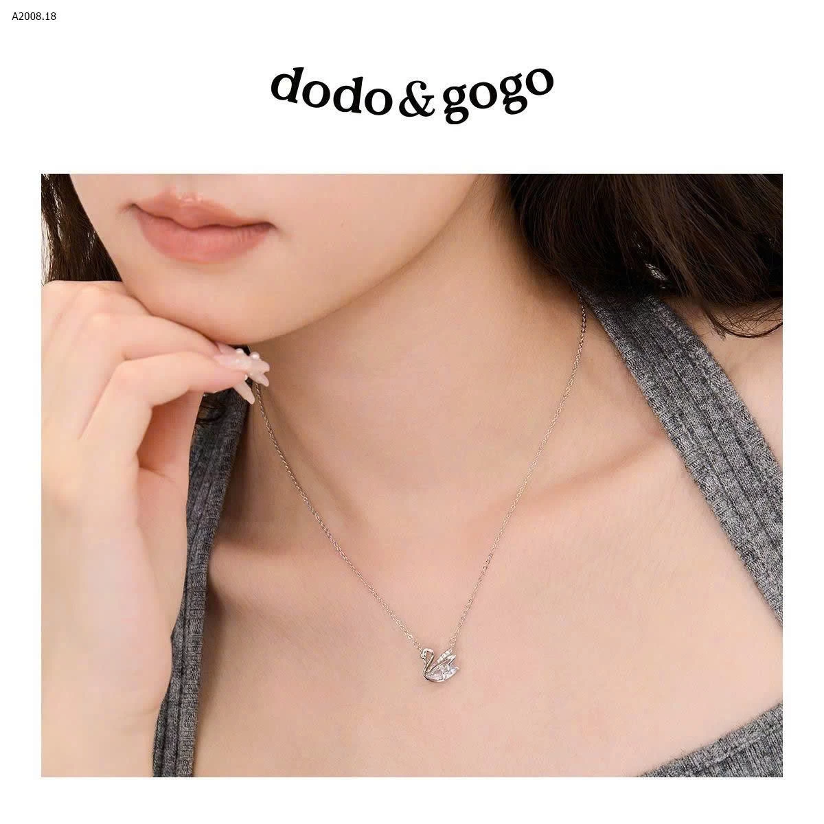 DÂY CHUYỀN THIÊN NGA ĐÍNH ĐÁ - sỉ 133k