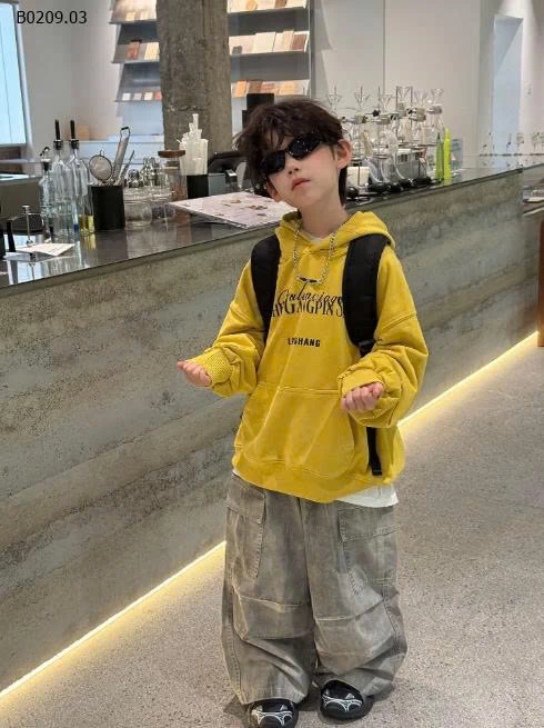 ÁO HOODIE VÀNG BT-Giá sỉ 196k