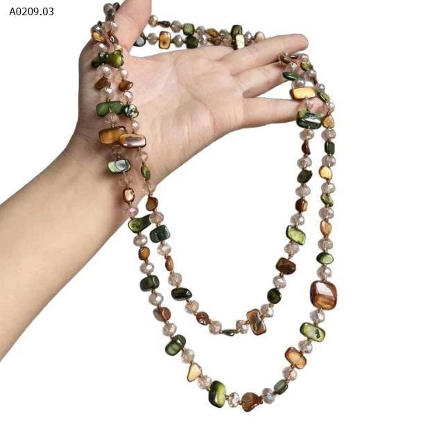 Dây dài phối đá cổ siêu xinh.-Giá sỉ 60k