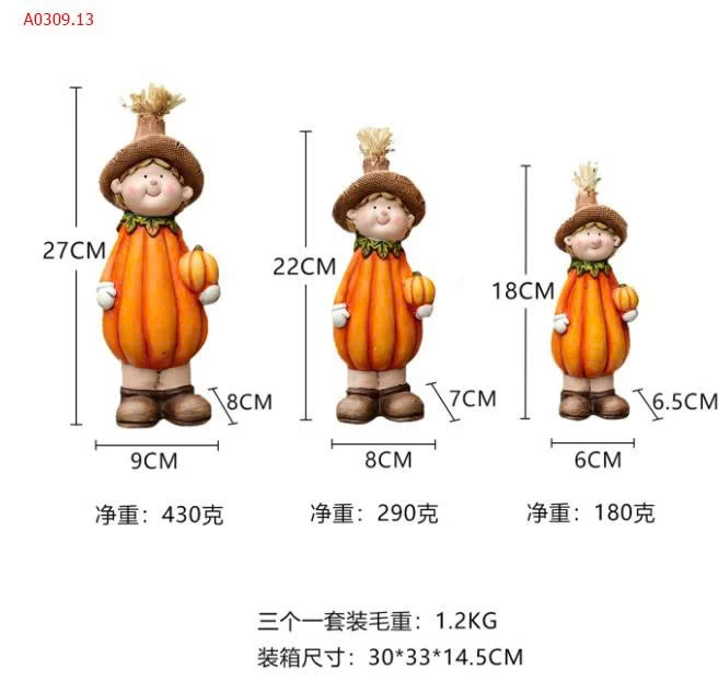 Tượng bí Ngô- sỉ 210k/set 3 món