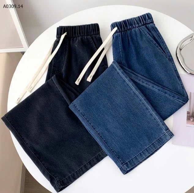 QUẦN JEAN XUÔNG CẠP CHUN - sỉ 175k