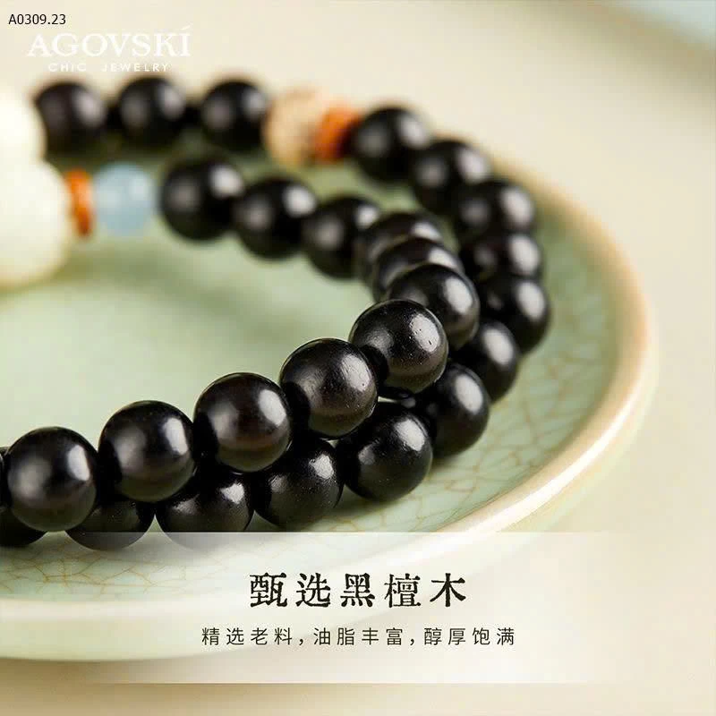VÒNG TAY GỖ MUN- sỉ 130k