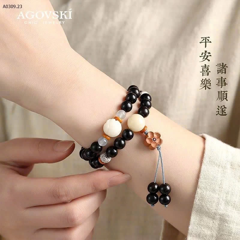 VÒNG TAY GỖ MUN- sỉ 130k