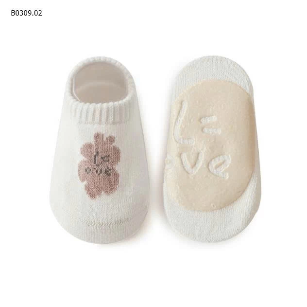 SÉT 5 Đ TẤT CHỐNG TRƯỢT CHO BÉ -Giá sỉ 90k/1 set 5 đôi mix màu 