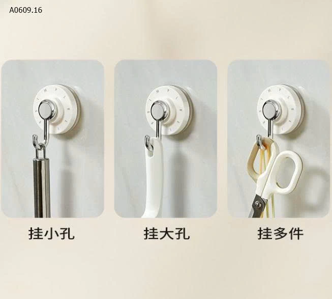 giá treo "xoay phát dính luôn-Giá sỉ 89k.1 set 12 chiếc mix màu