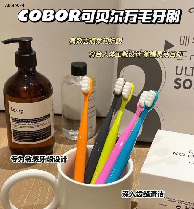 SET 5 BÀN CHẢI HÃNG CO.BOR - sỉ 93k/1 set 5 chiếc