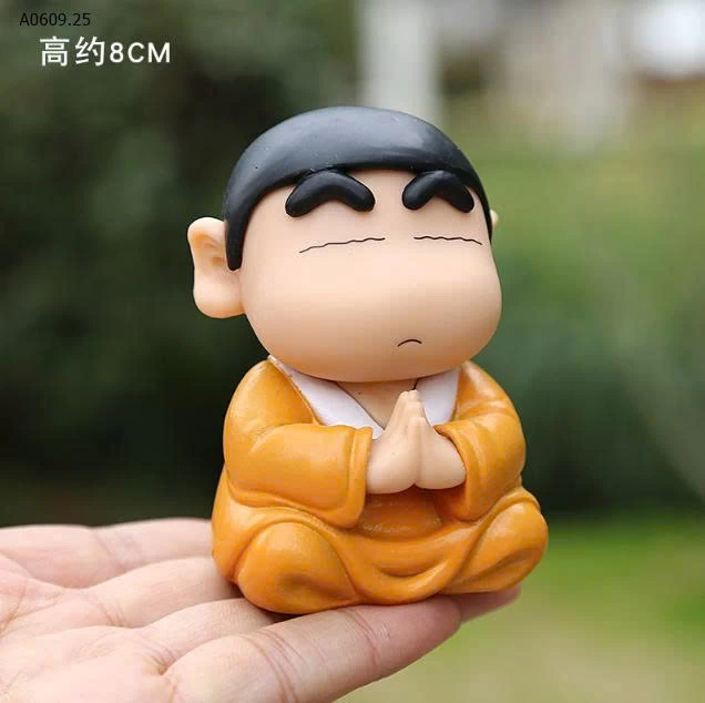 Đồ Trang Trí Xe Hơi  hình Jigong Bút Chì Phật Shin-chan- sỉ 110k/set  4 mẫu mix
