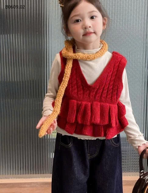 SET ÁO GILE LEN ĐỎ + ÁO GIỮ NHIỆT + QUẦN JEAN BG-Giá sỉ  áo gile len đỏ : 138k  áo trong: 107k  quần: 198k 