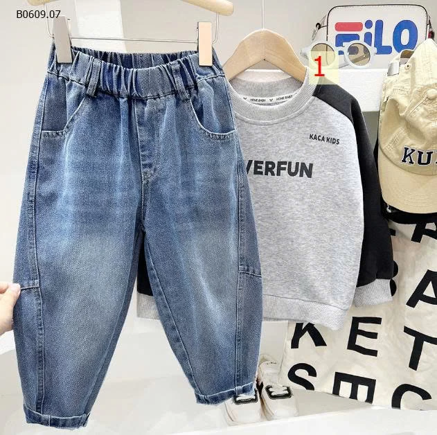 BST QUẦN JEANS BÉ TRAI HÃNG KACADY-Giá sỉ  138k
