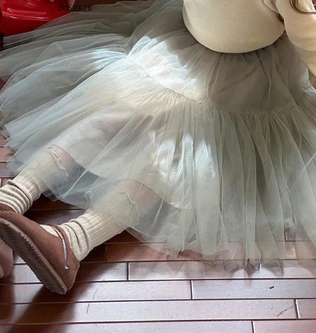 Chân váy voan tầmg bồng bềnh Ambb-Giá sỉ  Sz 90-150 giá 152k Sz 160 giá 168k