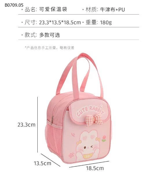 TÚI ĐỰNG CƠM TRƯA-Giá sỉ 53k