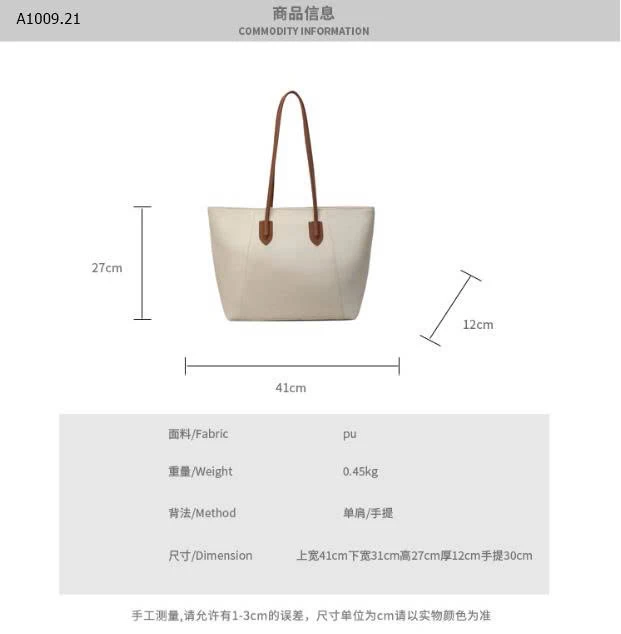 TÚI TOTE DA NỮ- sỉ 140k