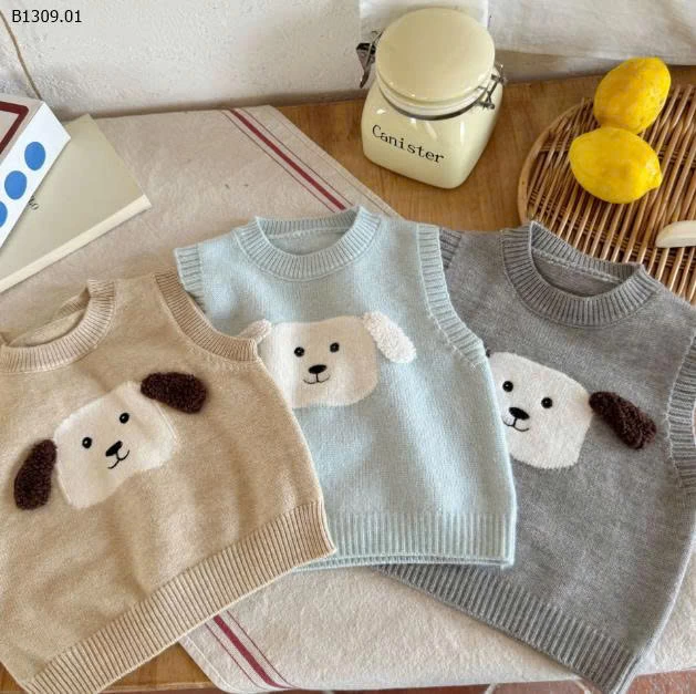 ÁO  GILE HÌNH CÚN CHO BÉ -Giá sỉ 137k