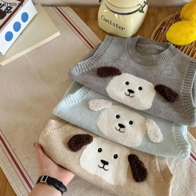 ÁO  GILE HÌNH CÚN CHO BÉ -Giá sỉ 137k