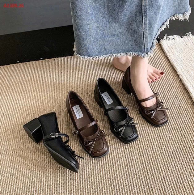 GIÀY NƠ GÓT VUÔNG. - sỉ 205k