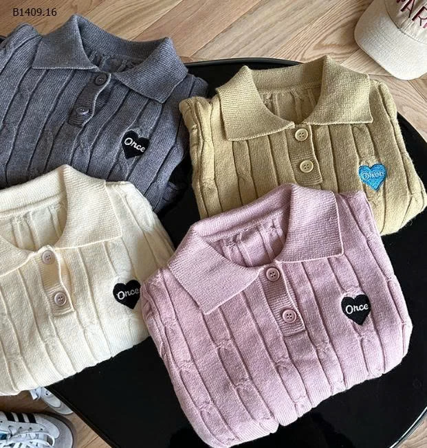 ÁO LEN CỔ POLO -Giá sỉ 163k