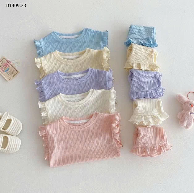 Bộ đồ liền thân màu trơn cho bé nhà Xiao Zuo Xiao You  - sỉ  125k