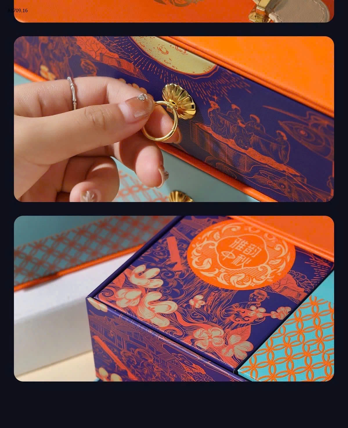 Hộp quà tặng bánh trung thu 2025  - sỉ 170k/1 hộp 12 bánh - 8 vị