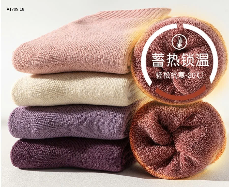 TẤT XÙ SIÊU DÀY CỔ CAO SIÊU ẤM CHO BÉ   - Giá sỉ 65k/ 1 set 5 đôi