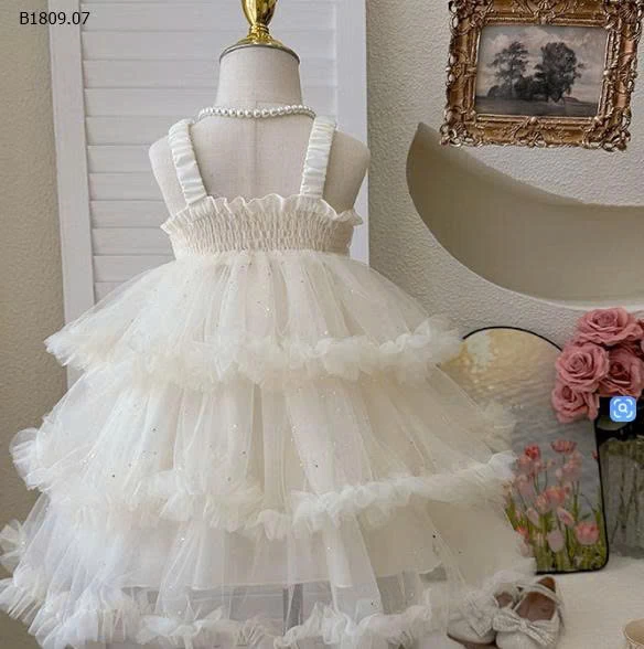 VÁY BÈO TẦNG ĐÍNH NGỌC-Giá sỉ 227k