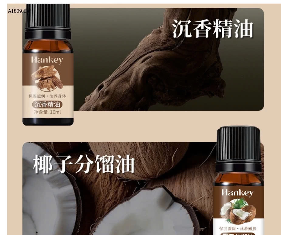 Tinh dầu massage tràm trà – ngải cứu – hoa hồng- Giá sỉ 65k /1 set 10 lọ mỗi lọ là 10ml em trộn đều 10 mùi 