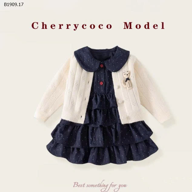 SET VÁY XINH CHO BÉ GÁI CHERRYCOCO - sỉ 350k