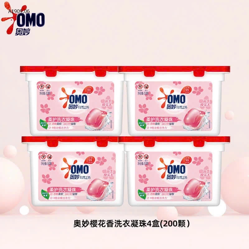 SET 2 HỘP VIÊN GIẶT OMO- sỉ 165k/set 2 hộp