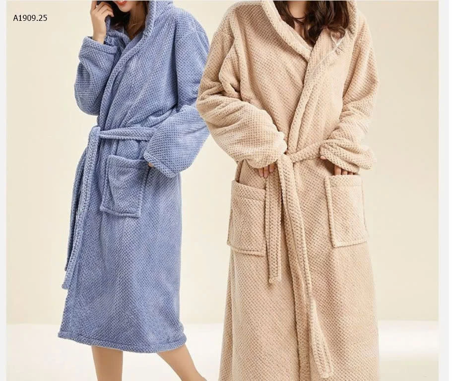 ÁO CHOÀNG TẮM LÔNG CỪU SAN HÔ - sỉ 195k