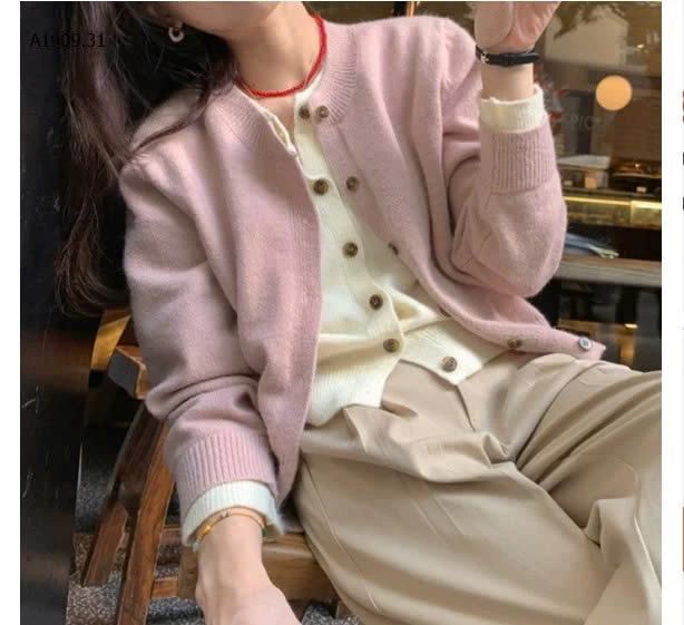 ÁO LEN CARDIGAN NỮ GIẢ 2 MẢNH - sỉ 183k
