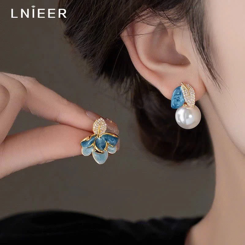 Bông tai LNIEER xanh sỉ 115k
