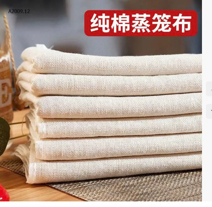  COMBO 5 TẤM VẢI HẤP / LỌC COTTON NGUYÊN CHẤT - sỉ 45k/set 5c