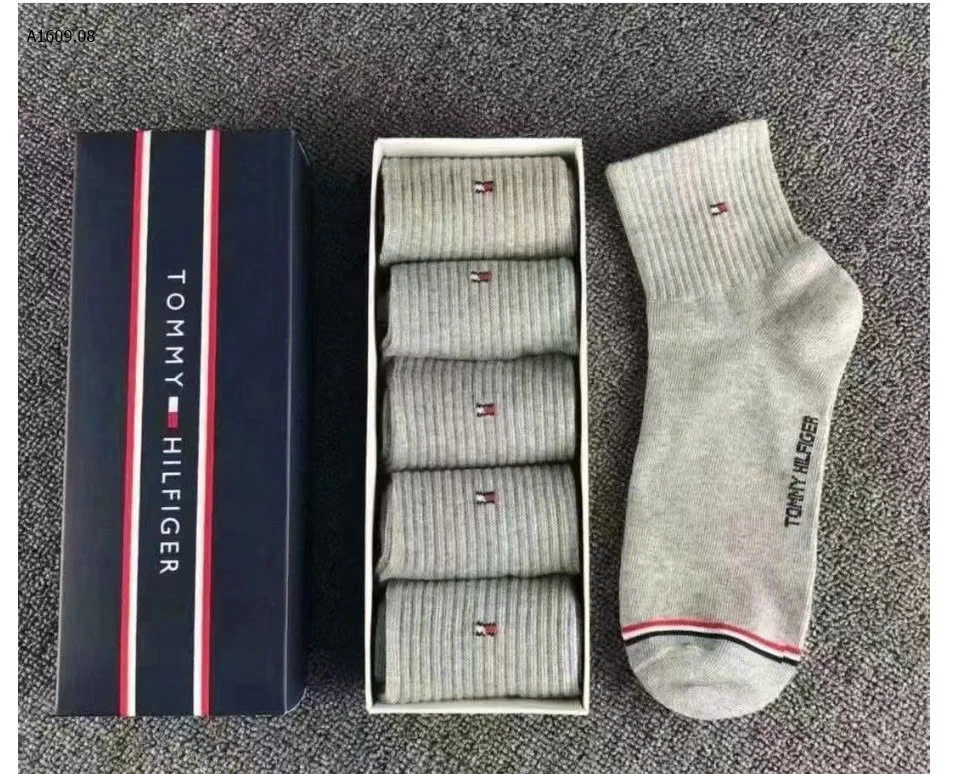 HỘP 5 ĐÔI TẤT TOMMY CHO NAM - sỉ 96k/set