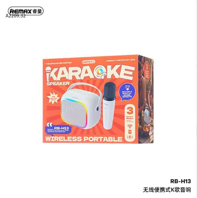 Loa Karaoke Bluetooth REMAX RB-H13  - sỉ 302k