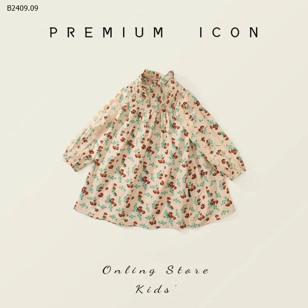 ĐẦM THU XINH CHO BÉ PREMIUM-Giá sỉ 130k