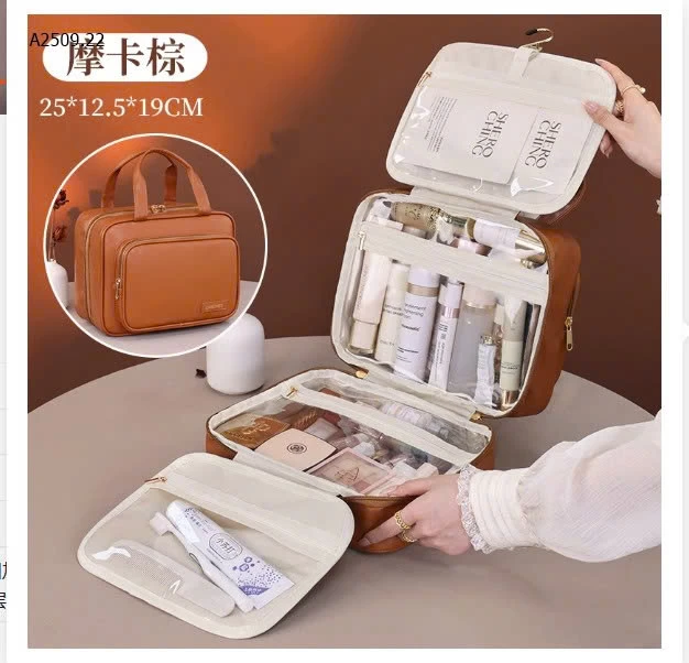 TÚI ĐỰNG MỸ PHẨM TREO NHIỀU NGĂN - sỉ 152k