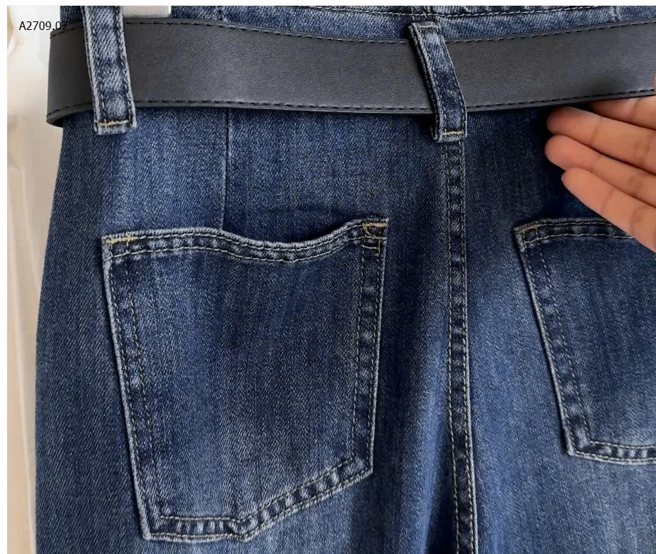 QUẦN JEAN MỀM KÈM BELT ANNA - sỉ 299k