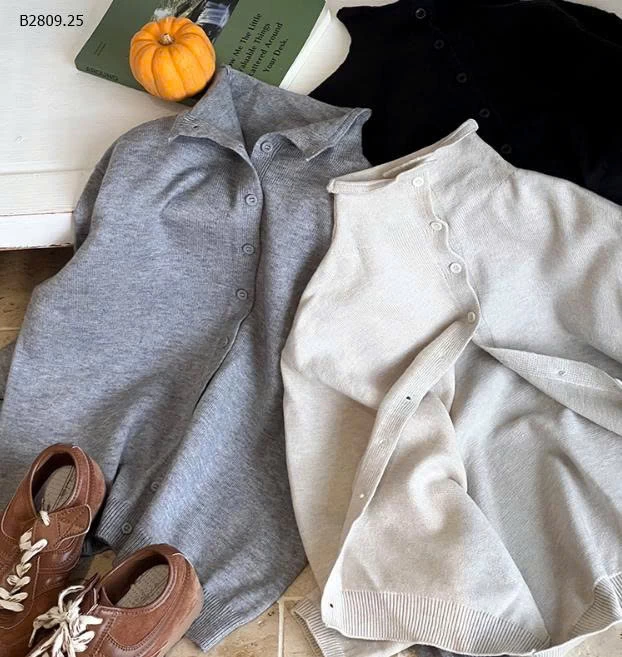 Áo khoác len cardigan dệt kim phong cách Hàn Quốc nhà AMBB - giá sỉ  size 90-150 giá 140k size 160 giá 155k