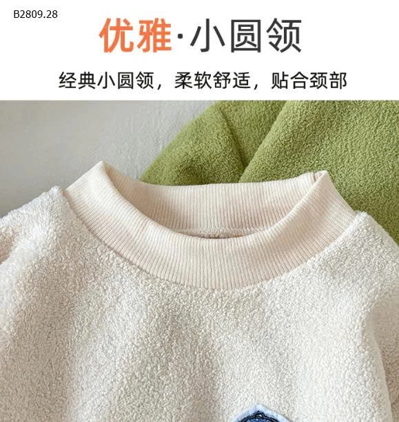 BỘ NỈ LÔNG GẤU CHO BÉ -Giá sỉ 103k