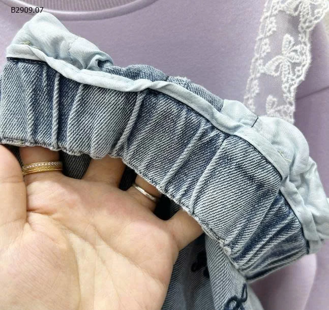 QUẦN JEAN ỐNG SUÔNG CHO BÉ GÁI KACDY-Giá sỉ 142k 