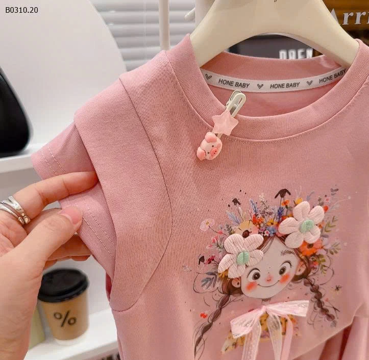   BỘ CỘC TAY  HÌNH CÔ GÁI  -Sỉ Sz 80-110: 95k Sz 120-150: 109k