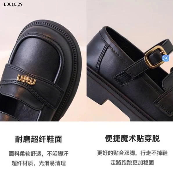 Giày da bé gái giày công chúa-Giá sỉ 125k