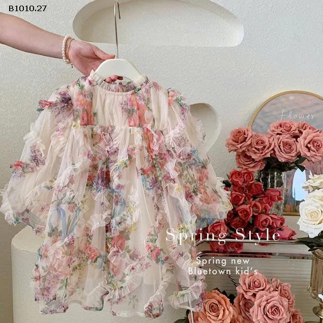 VÁY HOA 3D CHO BÉ  - sỉ 270k
